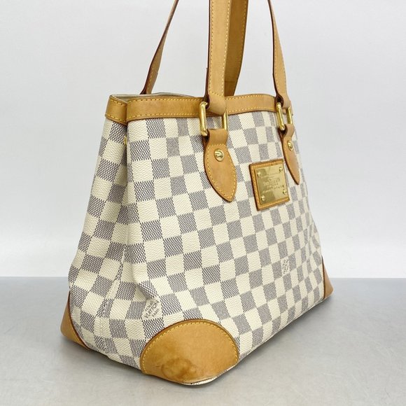 LOUIS VUITTON White Damier Tote Bag - Picture 2 of 13